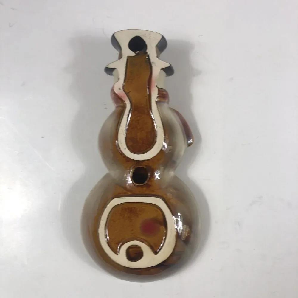 Vintage Ceramic Snowman Serving Dish 5